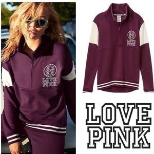 Victoria’s Secret PINK Half Zip Sweatshirt XS